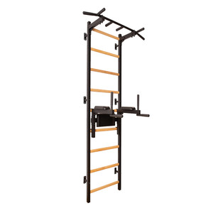Black stall bar for home with pull-up bar and dip station – BenchK 722B Black stall bar for home with pull-up bar and dip station – BenchK 722B