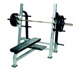 STS Olympic Flat Bench w/ Gun Racks