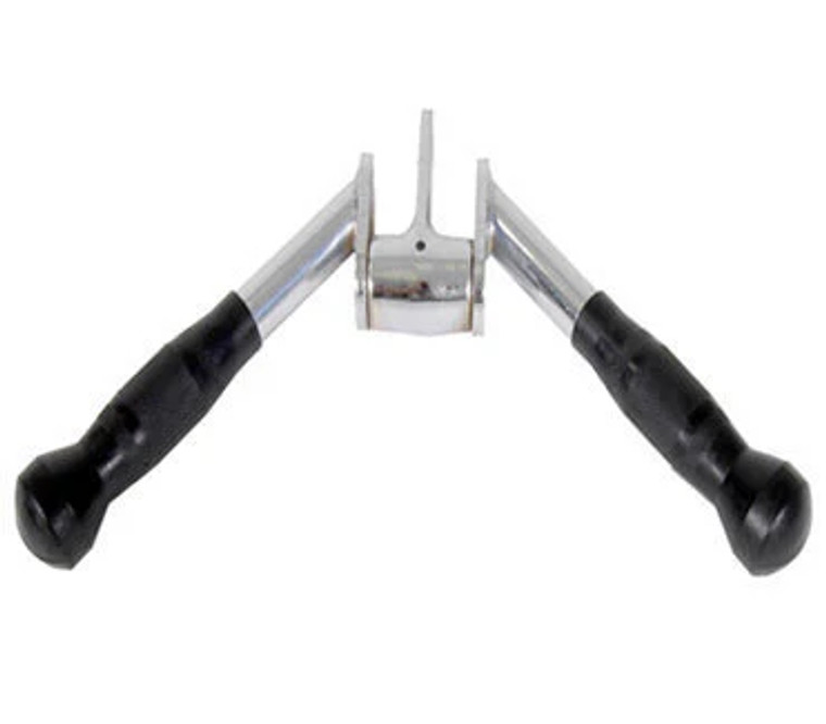 Triceps Press Down V Bar with Swivel and Rubber Grips