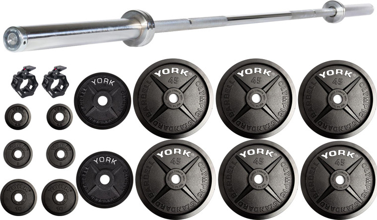 Legacy Cast Iron Precision Milled Olympic Plate Set (400lb)