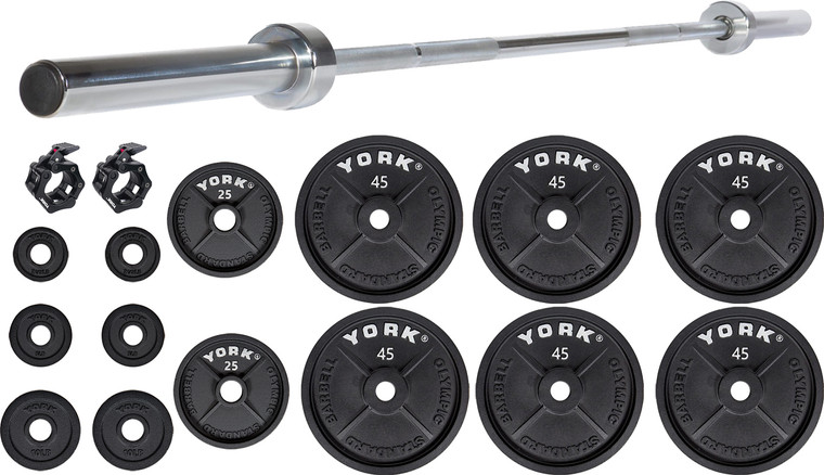 2″ Cast Iron Olympic Weight Plate Set (400lb)