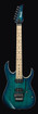 Ibanez RG652AHMNGB RG Prestige Series Electric Guitar, Nebula Green Burst