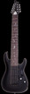 Schecter 1193 Damien Platinum-9 Guitar, Satin Black