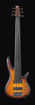 Ibanez SRF706BBF SR Workshop Series Electric Bass Guitar, Brown Burst Flat