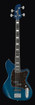 Ibanez TMB2000BZL Talman Prestige Series Electric Bass Guitar, Blue Zircon Low Gloss
