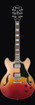 Ibanez AS73FMTAF AS Series Hollow Body Electric Guitar, Transparent Autumn Fade