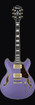 Ibanez AS73GMPF AS Series Hollow Body Electric Guitar, Metallic Purple Flat