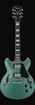 Ibanez AS73OLM AS Series Hollow Body Electric Guitar, Olive Metallic