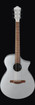 Ibanez AEWC10SM AEW Series Acoustic Guitar, Silver Metallic High Gloss