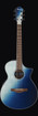 Ibanez AEWC32FMISF AEW Series Acoustic Guitar, Indigo Sunset Fade