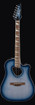 Ibanez ALT30IBB Altstar Series Acoustic Guitar, Indigo Blue Burst High Gloss