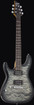 Schecter 448 C-6 Plus LH Guitar, Charcoal Burst