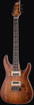 Schecter 3338 C-1 Exotic Spalted Maple Guitar, Satin Natural Vintage Burst