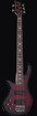 Schecter 2508 Stiletto Extreme-5 LH Guitar, Black Cherry