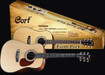 Cort EARTH-PACK-OP Earth Series Acoustic Guitar Package, Open Pore