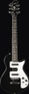 Hagstrom METRPS-BLK-U Metropolis Electric Guitar, Black Gloss