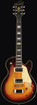 Hagstrom SUSWE-VSB-U Super Swede Electric Guitar, Vintage Sunburst