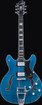 Hagstrom TREVIDLX-CLS-U Tremar Viking Deluxe Electric Guitar, Cloudy Seas