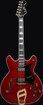 Hagstrom VIK67-G-WCT-U 67' Viking II Electric Guitar, Wild Cherry Transparent