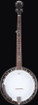 Washburn B11K-A-U Americana Series Acoustic Banjo, Natural Gloss