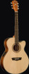 Washburn WG7SCE-O-U Harvest Series Grand Auditorium Cutaway Acoustic-Electric Guitar, Natural