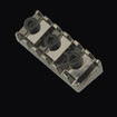 Floyd Rose 1000 Series Black Nickel Locking Nut - FR1NR2BN