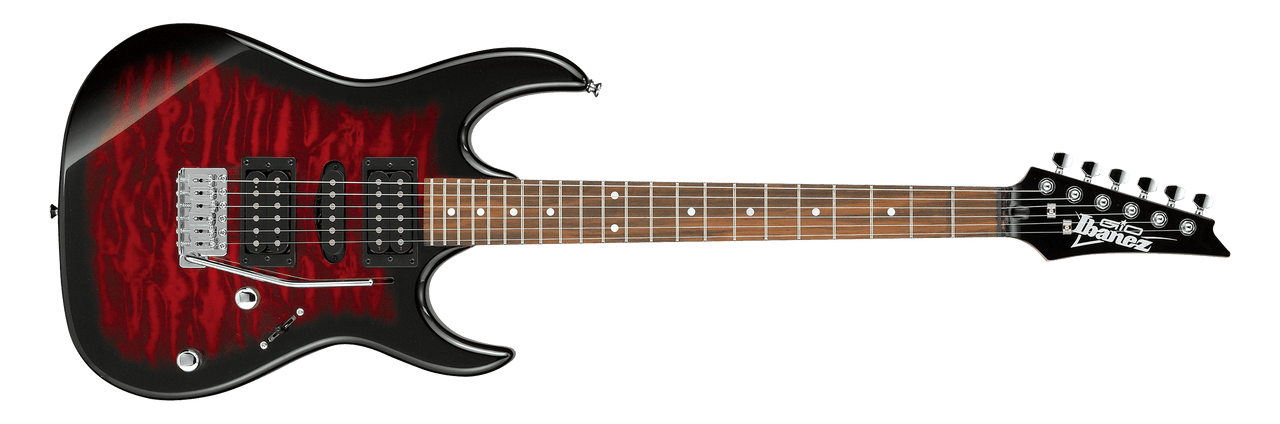 Electric guitar transparent clearance