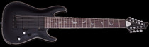 Schecter 1193 Damien Platinum-9 Guitar, Satin Black