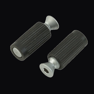 Floyd Rose 1000 Series Satin Chrome Bridge Mounting Studs and Inserts (Set of 2) - FR1BMMSSC