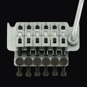 Floyd Rose 6-String Original Satin Chrome Tremolo System - FRT100S