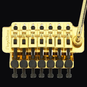 Floyd Rose 7-String Original Gold Tremolo System - FRTS300