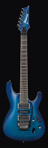 Ibanez S670QMSPB S Series Electric Guitar, Sapphire Blue