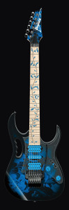 Ibanez JEM77PBFP JEM Signature Series Electric Guitar, Blue Floral Pattern