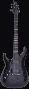 Schecter 1928 Hellraiser Hybrid C-1 LH Guitar, Trans Black Burst
