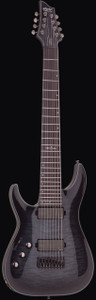 Schecter 1931 Hellraiser Hybrid C-8 LH Guitar, Trans Black Burst