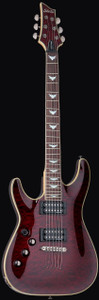 Schecter 2009 Omen Extreme-6 LH Guitar, Black Cherry