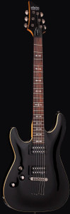 Schecter 2063 Omen-6 LH Guitar, Gloss Black