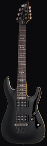 Schecter 2066 Omen-7 Guitar, Gloss Black