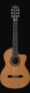 Ibanez GA6CE Classical Series Acoustic Guitar, Amber High Gloss
