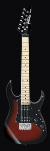 Ibanez GRGM21MWNS miKro Series Electric Guitar, Walnut Sunburst