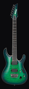 Ibanez S6521QSLG S Prestige Series Electric Guitar, Surreal Blue Burst Gloss