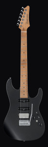 Ibanez AZ226BKF AZ Premium Series Electric Guitar, Black Flat