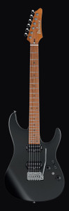 Ibanez AZ2402BKF AZ Prestige Series Electric Guitar, Black Flat