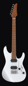 Ibanez AZ2402PWF AZ Prestige Series Electric Guitar, Pearl White Flat
