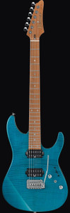 Ibanez MM1TAB MM Signature Series Electric Guitar, Transparent Aqua Blue