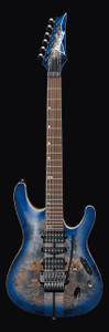Ibanez S1070PBZCLB S Premium Series Electric Guitar, Cerulean Blue Burst