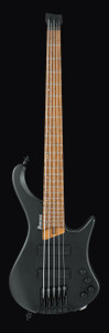 Ibanez EHB1005BKF EHB Workshop Series Electric Bass Guitar, Black Flat