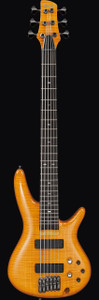 Ibanez GVB36AM GVB Signature Series Electric Bass Guitar, Amber