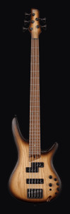 Ibanez SR655ENNF SR Series Electric Bass Guitar, Natural Browned Burst Flat