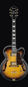 Ibanez AF95FMAYS AF Artcore Expressionist Series Hollow Body Electric Guitar, Antique Yellow Sunburst